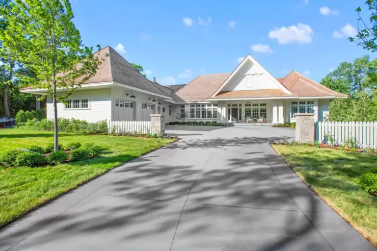 happy homeowner new concrete driveway Brooksville FL